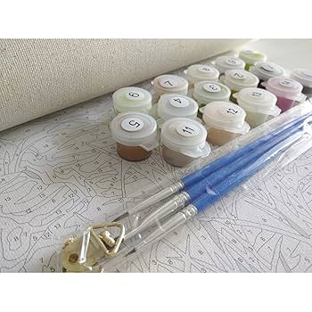 油絵　ミャンマー　「幸せになりますように」 Amazon | DIY 数字油絵 ジャン＝フランソワ・ミレーによる『掘る